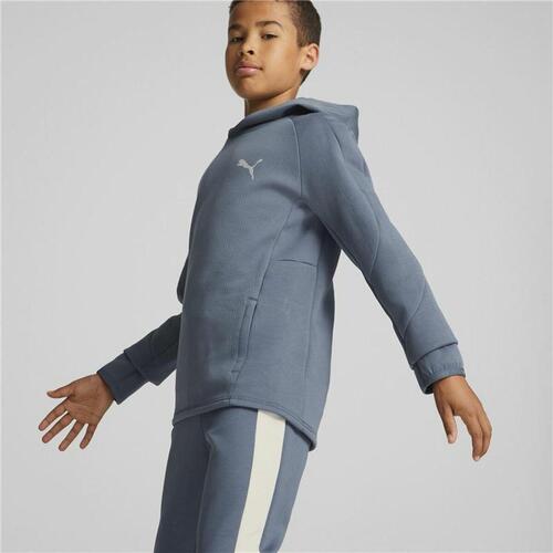 Unisex Hættetrøje Puma Evostripe Youth Blå 9-10 år