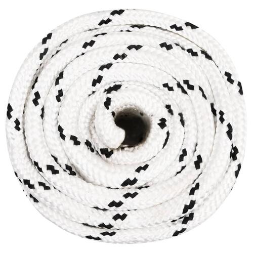 Arbejdsreb 18 mm 50 m polyester hvid