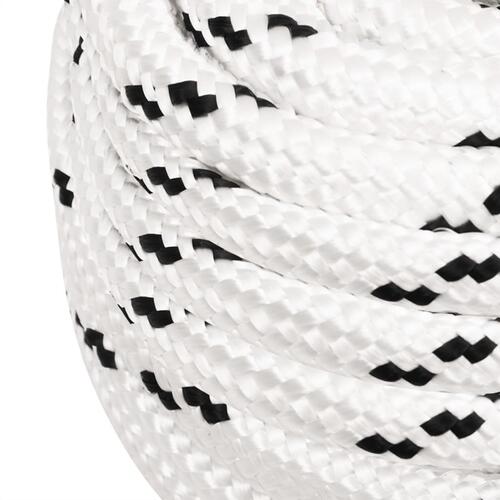 Arbejdsreb 18 mm 50 m polyester hvid