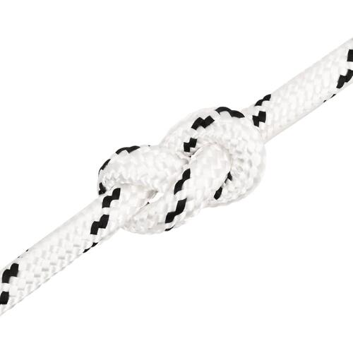 Arbejdsreb 18 mm 50 m polyester hvid