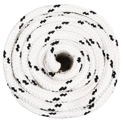 Arbejdsreb 16 mm 100 m polyester hvid