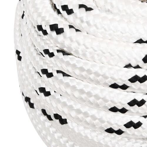 Arbejdsreb 16 mm 100 m polyester hvid