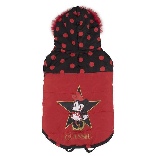 Hundefrakke Minnie Mouse Sort Rød S