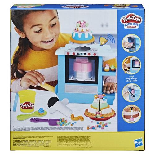 Modellervoks Spil Playdoh Rising Cake Oven Hasbro F1321 Hvid Multifarvet