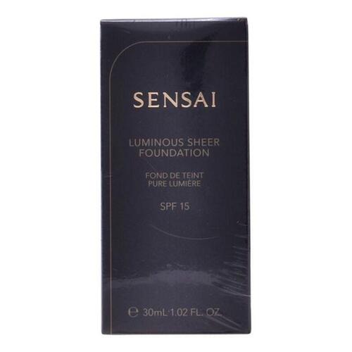 Flydende Makeup Foundation Sensai Kanebo Spf 15 (30 ml) 102 - Ivory Beig - 30 ml