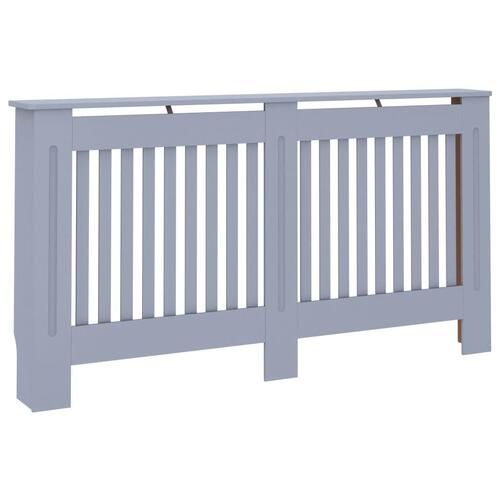 Radiatorskjuler 152x19x81,5 cm MDF antracitgrå
