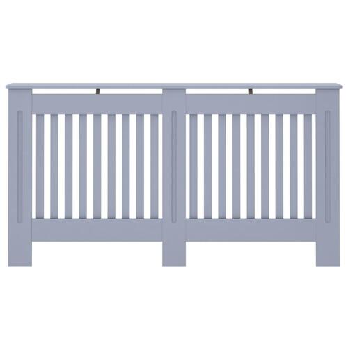 Radiatorskjuler 152x19x81,5 cm MDF antracitgrå