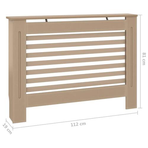 Radiatorskjuler 112x19x81,5 cm MDF