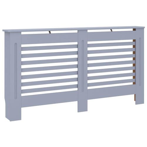 Radiatorskjuler 152x19x81,5 cm MDF antracitgrå
