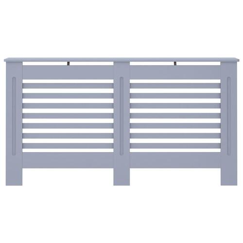 Radiatorskjuler 152x19x81,5 cm MDF antracitgrå