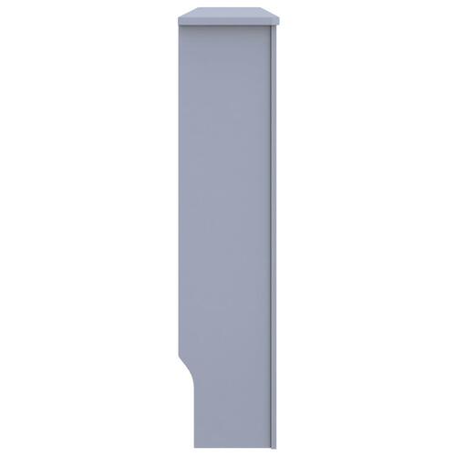 Radiatorskjuler 152x19x81,5 cm MDF antracitgrå