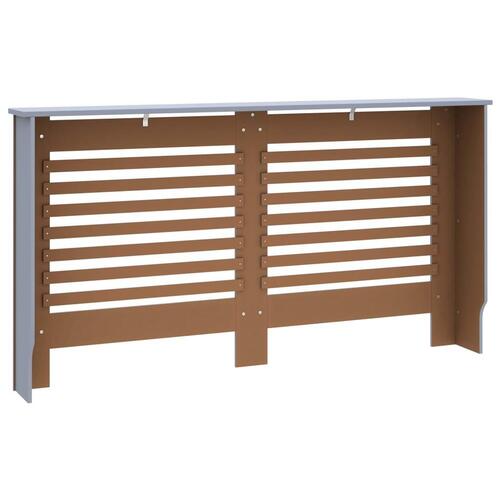 Radiatorskjuler 152x19x81,5 cm MDF antracitgrå