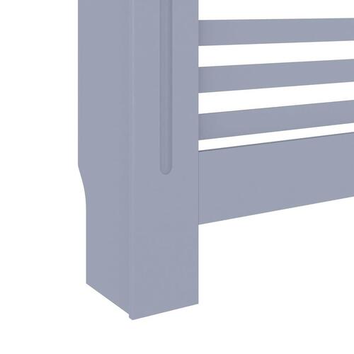 Radiatorskjuler 152x19x81,5 cm MDF antracitgrå