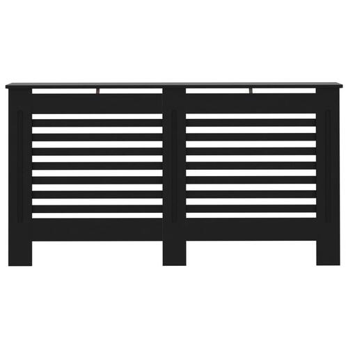 Radiatorskjuler 152x19x81,5 cm MDF sort