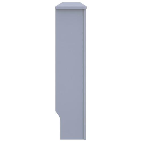 Radiatorskjuler 172x19x81,5 cm MDF antracitgrå