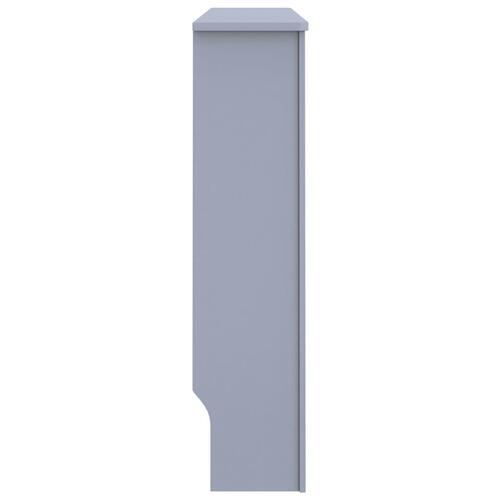 Radiatorskjuler 112x19x81,5 cm MDF antracitgrå