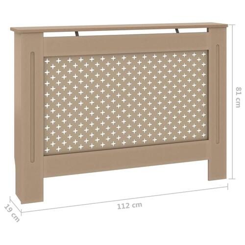 Radiatorskjuler 112x19x81,5 cm MDF