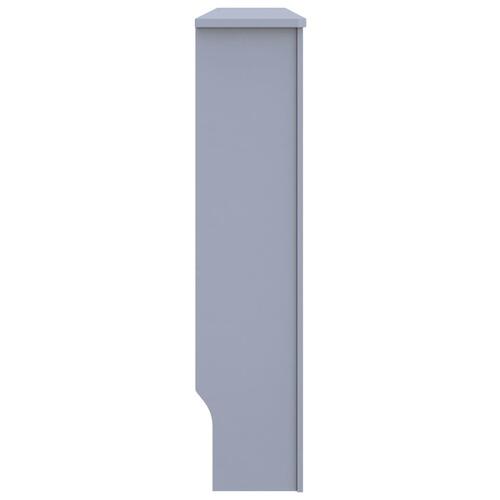 Radiatorskjuler 152x19x81,5 cm MDF antracitgrå