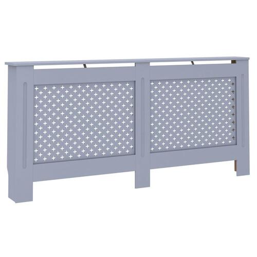 Radiatorskjuler 172x19x81,5 cm MDF antracitgrå