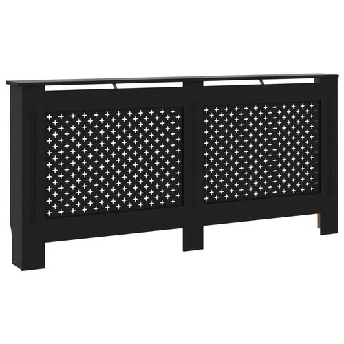 Radiatorskjuler 172x19x81,5 cm MDF sort