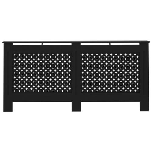 Radiatorskjuler 172x19x81,5 cm MDF sort