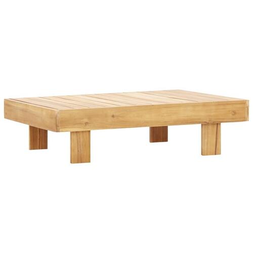 Sofabord 100x60x25 cm massivt akacietræ