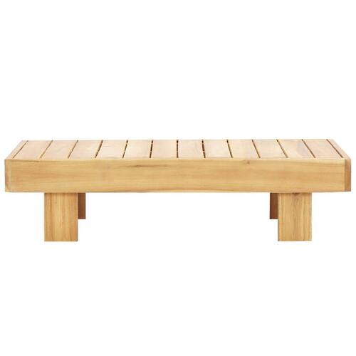 Sofabord 100x60x25 cm massivt akacietræ