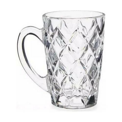 Kop Diamant Gennemsigtig Glas (110 ml) (6 enheder)