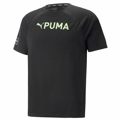 Kortærmet T-shirt til Mænd Puma Ultrabreathe Triblend Sort M