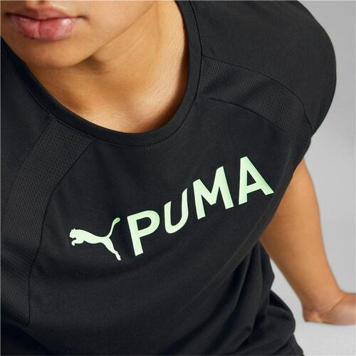 Kortærmet T-shirt til Mænd Puma Ultrabreathe Triblend Sort M