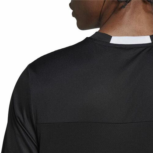 Kortærmet T-shirt til Mænd Adidas HIIT Sort M