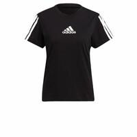 Kortærmet T-shirt til Kvinder Adidas TC Sort S