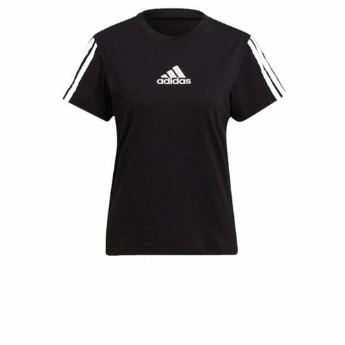 Kortærmet T-shirt til Kvinder Adidas TC Sort S