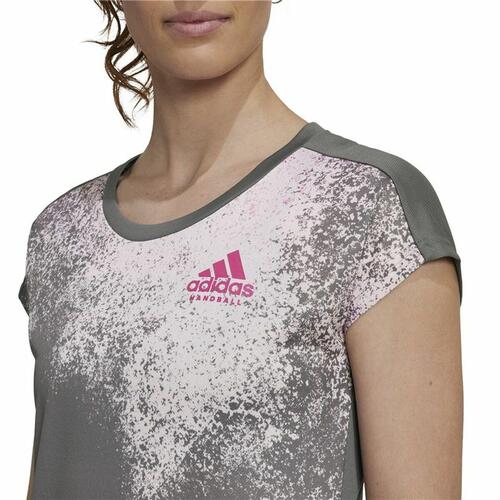 Kortærmet T-shirt til Kvinder Adidas Mørkegrå S