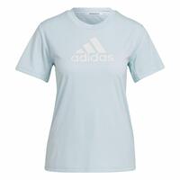 Kortærmet T-shirt til Kvinder Adidas Move Logo Sport Cyan XS