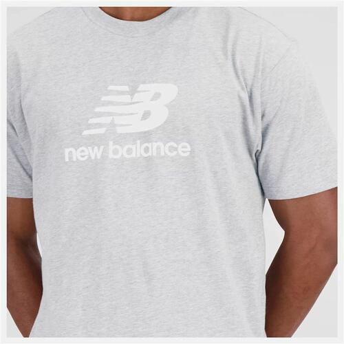 Kortærmet T-shirt til Mænd New Balance Essentials Grå S