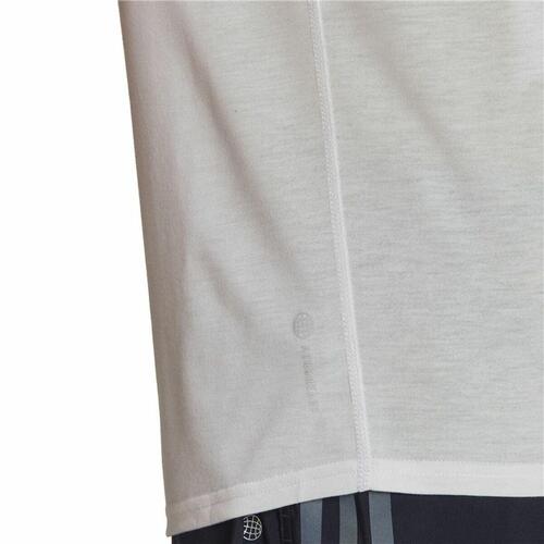 T-shirt til Damer uden Ærmer Adidas Muscle Run Icons Hvid M