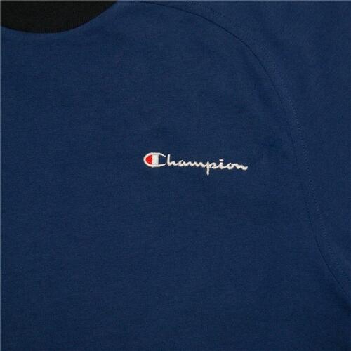 Kortærmet T-shirt til Mænd Champion Mørkeblå S