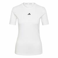 Kortærmet T-shirt til Kvinder Adidas Techfit Training Hvid XS