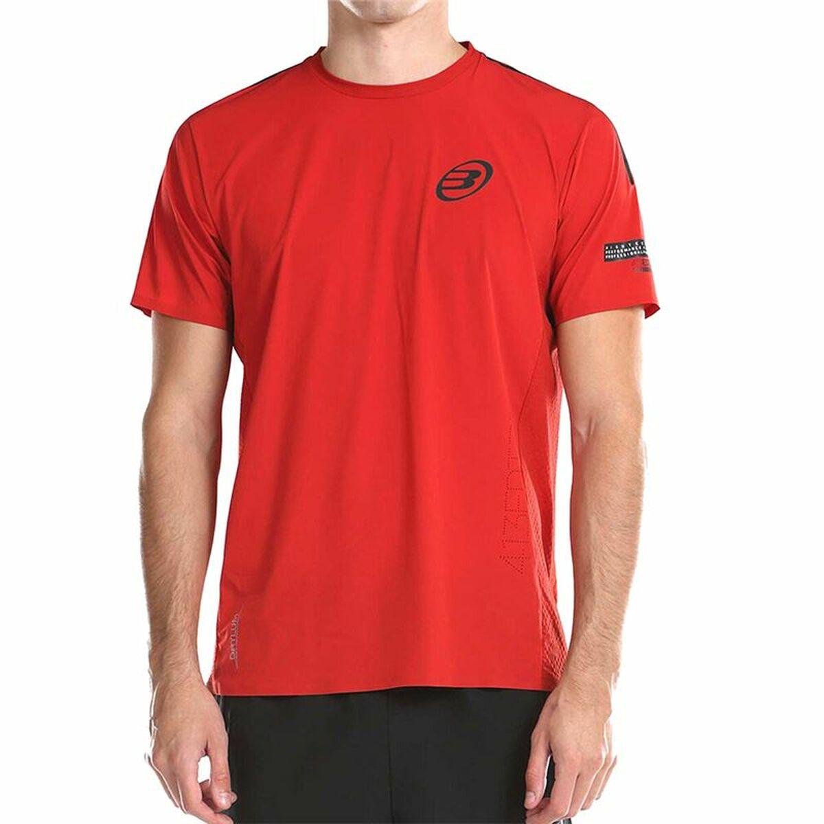 Kortærmet T-shirt til Mænd Bullpadel Odeon Tl Rød XL