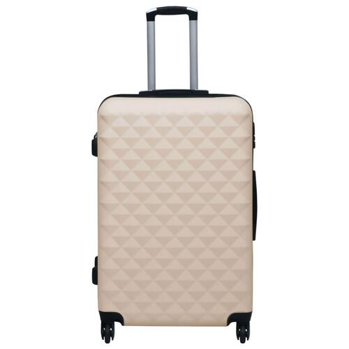 Hardcase-kuffert ABS guldfarvet