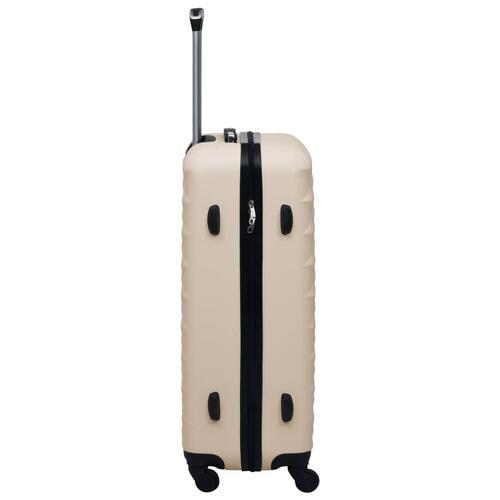 Hardcase-kuffert ABS guldfarvet
