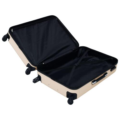 Hardcase-kuffert ABS guldfarvet
