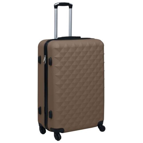 Kuffert sæt 2 stk. hardcase ABS brun