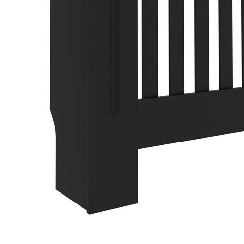 Radiatorskjuler 152x19x81,5 cm MDF sort