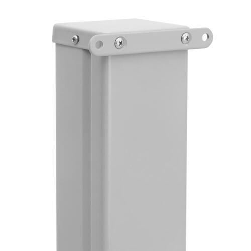 Sammenrullelig sidemarkise til terrassen 100 x 500 cm sort