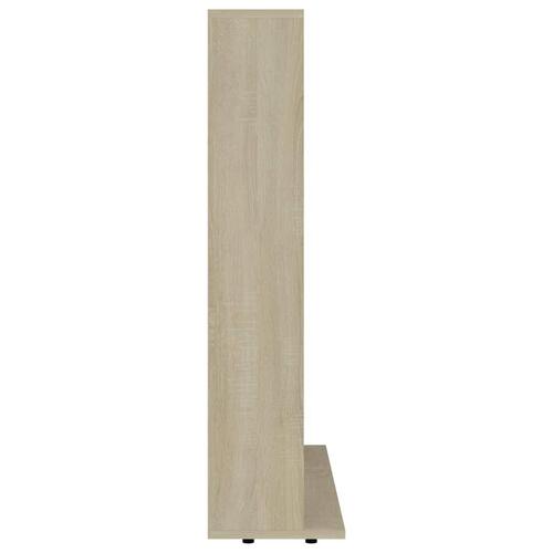 Cd-reol 102x23x89,5 cm konstrueret træ sonoma-eg