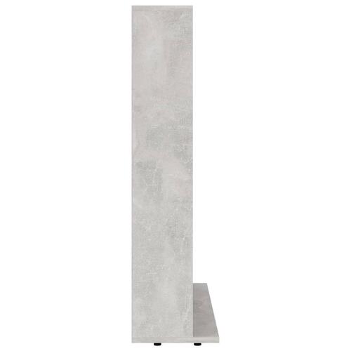Cd-reol 102x23x89,5 cm konstrueret træ betongrå