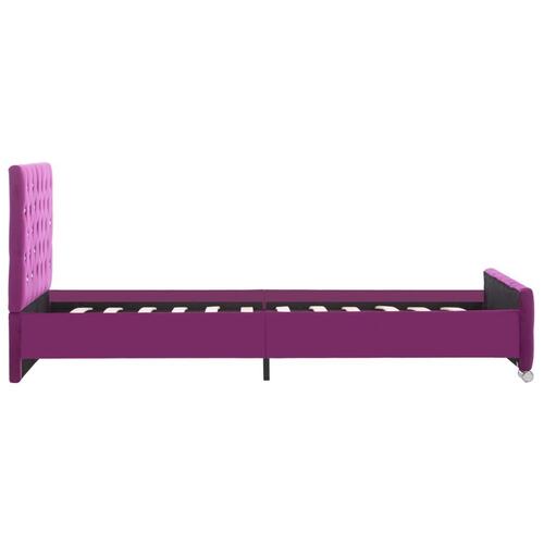 Sengestel 100x200 cm stof lilla