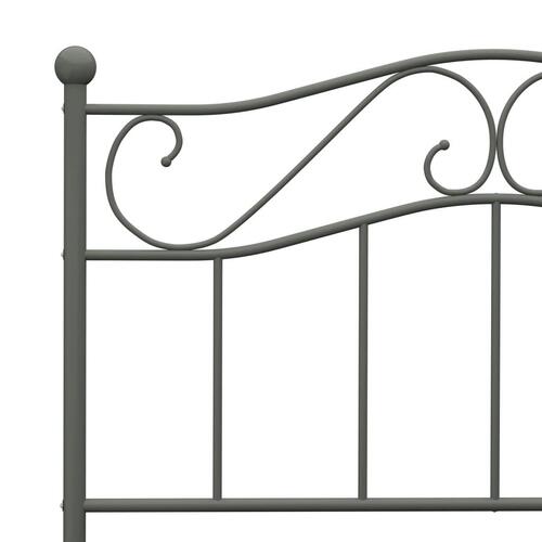 Sengestel 100x200 cm metal grå